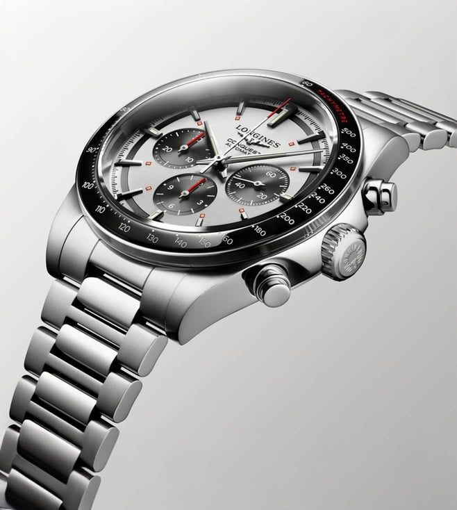 Longines Conquest Chronograph L38354726 White Dial Men's Watch