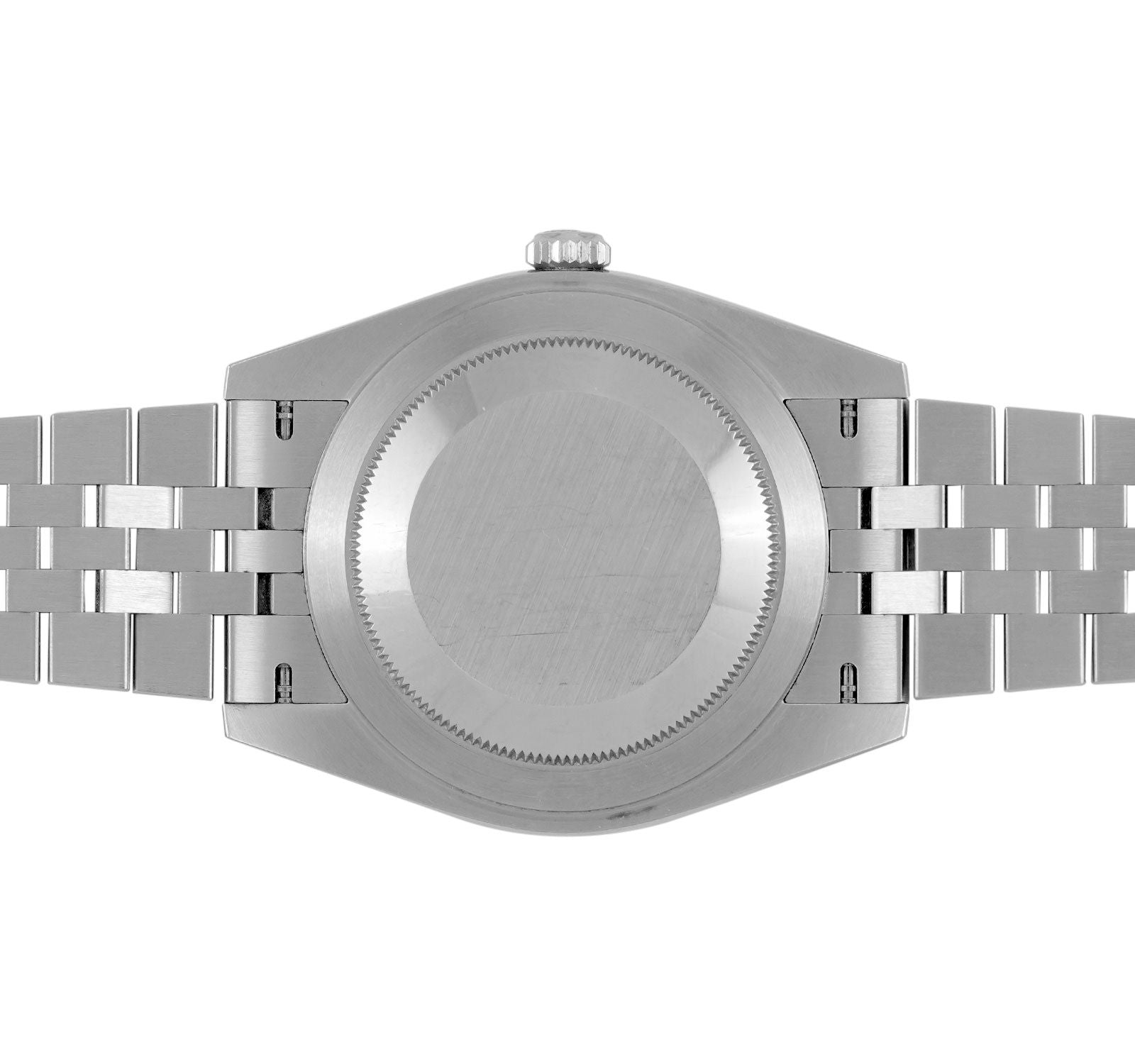 Rolex Datejust Oyster Perpetual Automatic Grey Dial Silver Metal Belt Watch For Men's