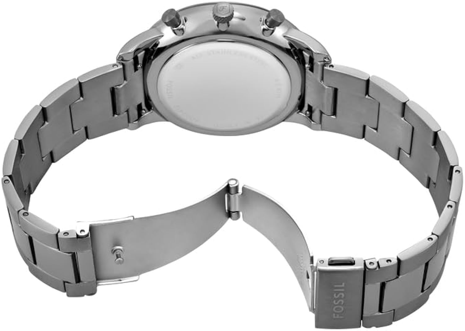 Fossil Neutra Chronograph Blue Dial Metal Belt Men's Watch