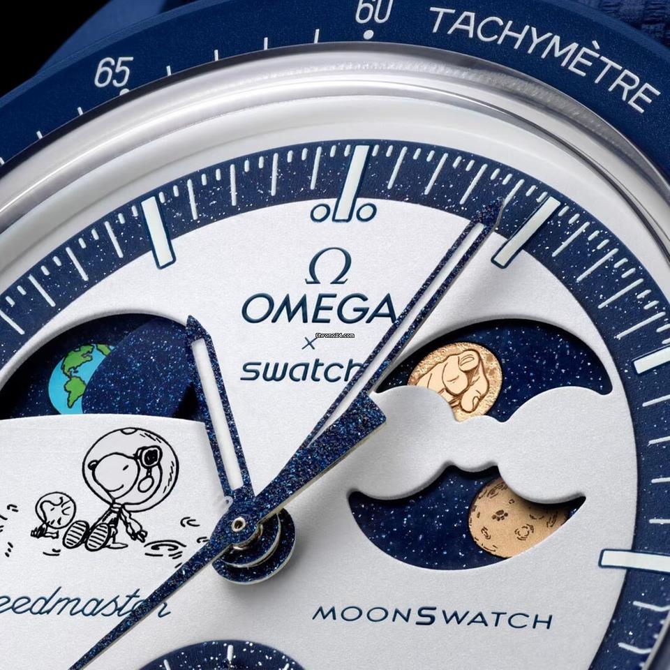 Omega X Swatch Moonswatch Mission To Earthphase Moonshine Gold Mission To Earthphase Moonshine Gold Limited Neu