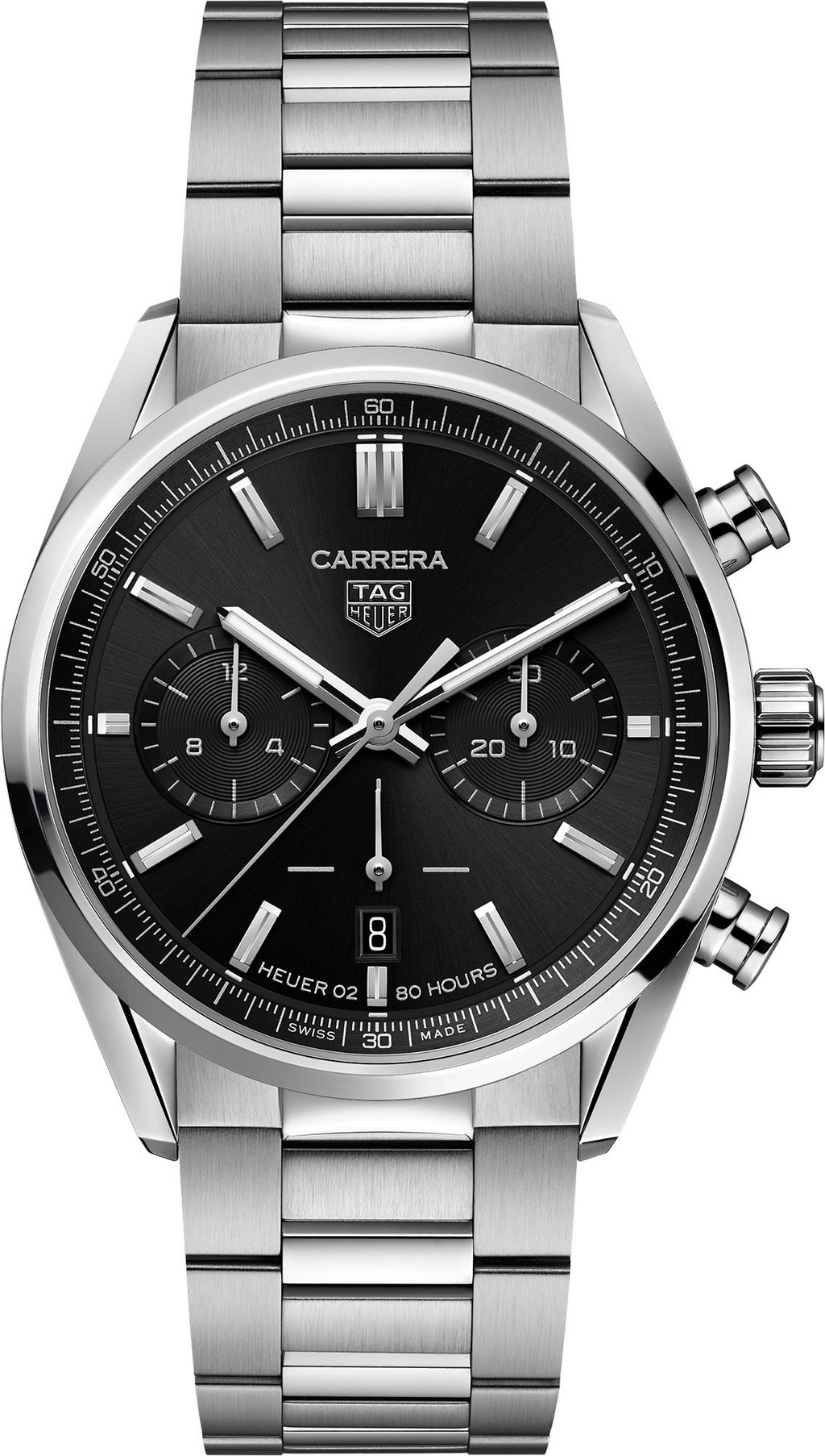Tag Heuer Carrera Blacl Dial Chronograph Japan Limited Edition Men's Watch