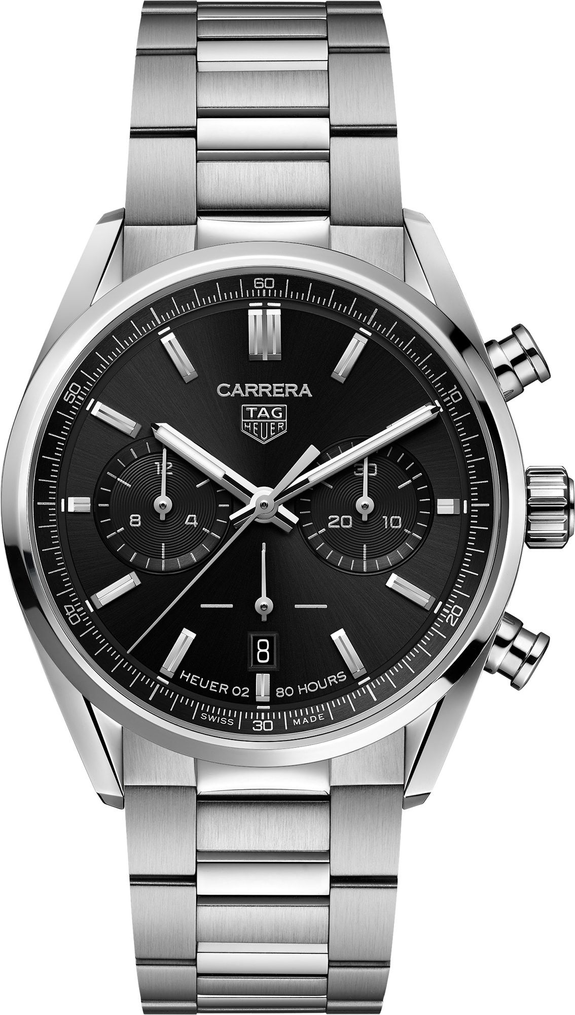 Tag Heuer Carrera Blacl Dial Chronograph Japan Limited Edition Men's Watch