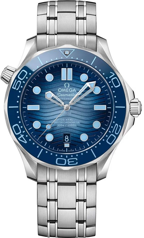 Omega Seamaster Diver 300M Blue Dial Mens Watch