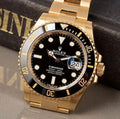 Rolex Submariner Automatic Black Metal Belt Watch For Men's
