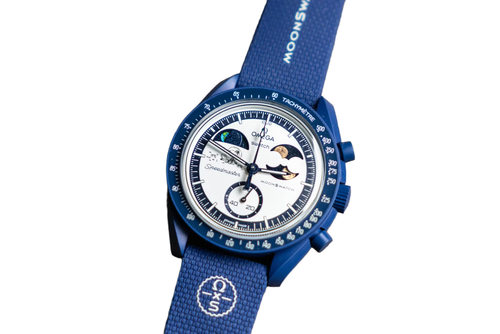 Omega X Swatch Moonswatch Mission To Earthphase Moonshine Gold Mission To Earthphase Moonshine Gold Limited Neu