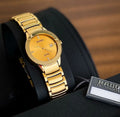 Rado Ceramic Gold Dial For Men's Analog Watch