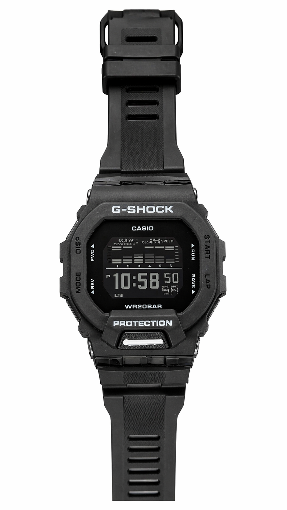 Casio G-Shock Dial Full Black Resin Strap Digital Watch - For Men G1146 (GBD-200-1DR)