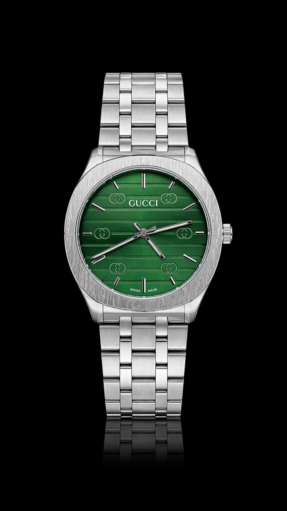 Gucci Slim Green Dial Men's Watch