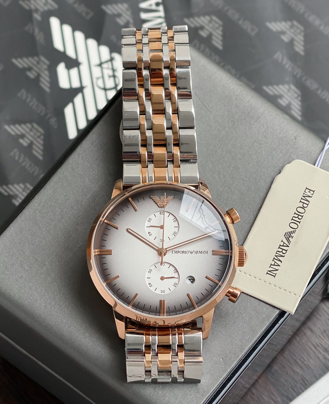 Emporio Armani AR1721 Analog Rose Gold Men's Watch