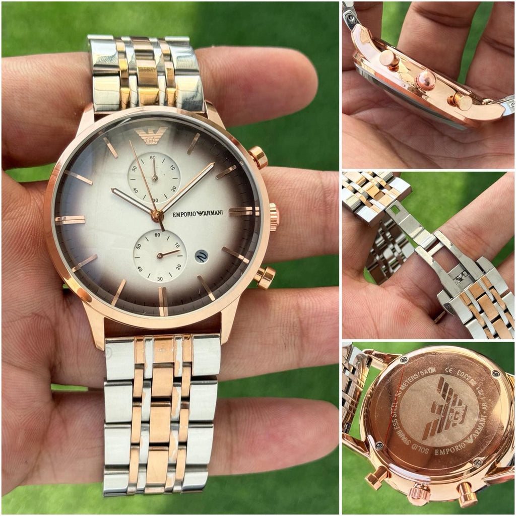 Emporio Armani AR1721 Analog Rose Gold Men's Watch