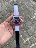 Richard Mille RM 67-02, Skeleton Dial Charles Leclerc Monaco Carbon White Men's Watch