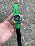 Richard Mille RM 67-02, Skeleton Dial Charles Leclerc Monaco Carbon Green Men's Watch