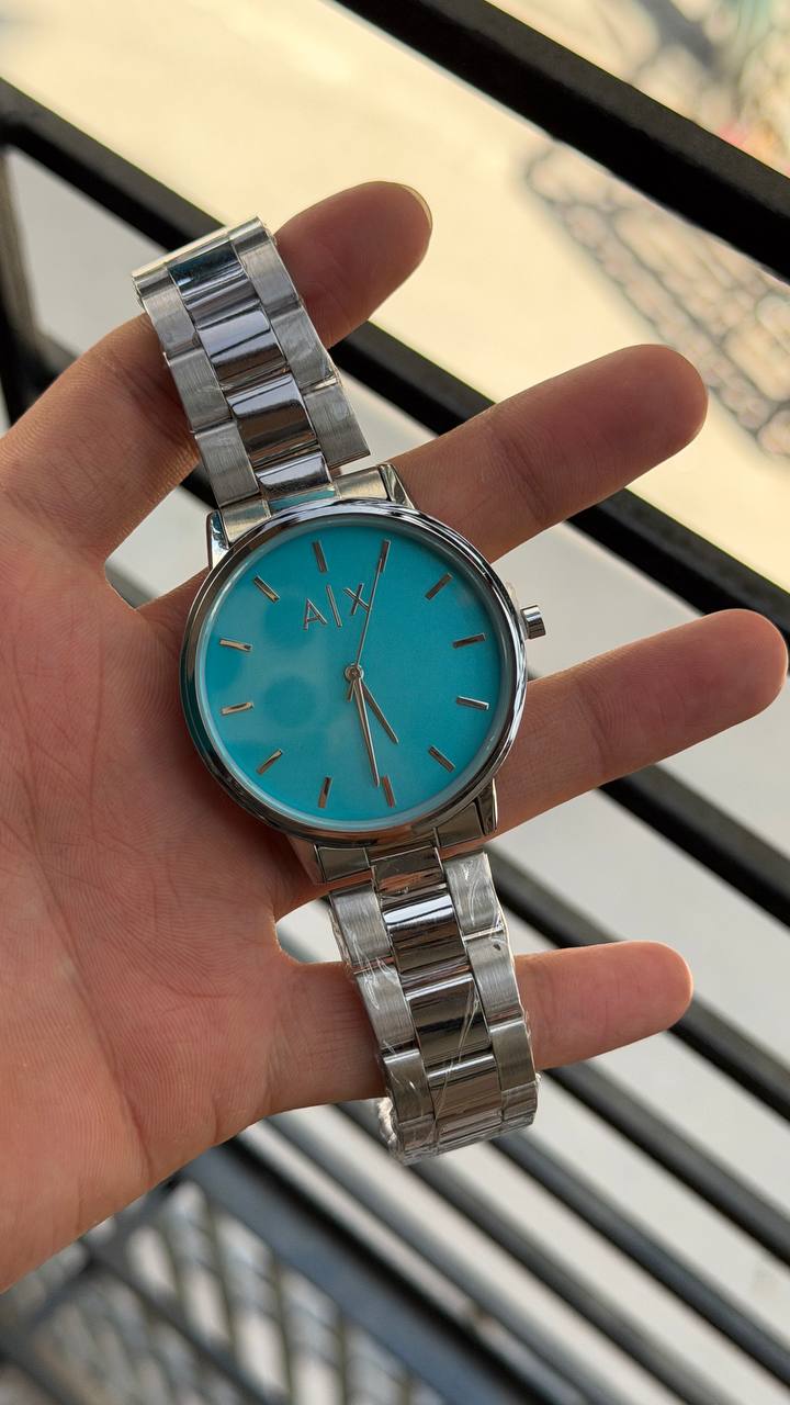Armani Exchange Cayde AX2707 Sky Blue Dial Men's Watch