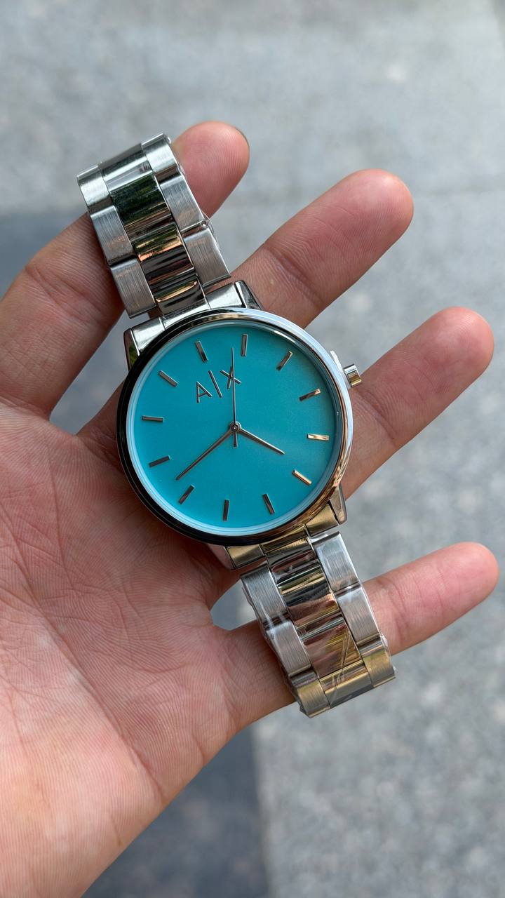 Armani Exchange Cayde AX2707 Sky Blue Dial Men's Watch