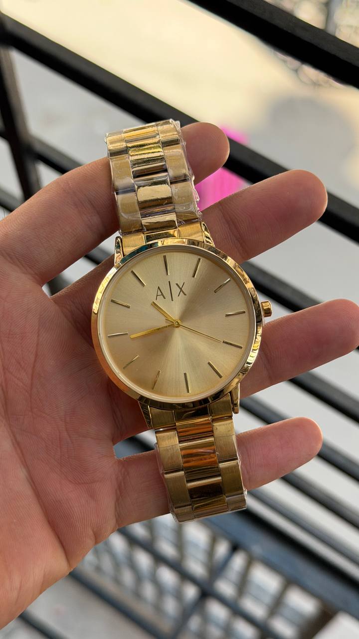 Armani Exchange Cayde AX2707 Gold Dial Men's Watch