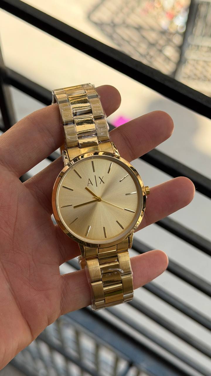 Armani Exchange Cayde AX2707 Gold Dial Men's Watch