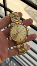 Armani Exchange Cayde AX2707 Gold Dial Men's Watch