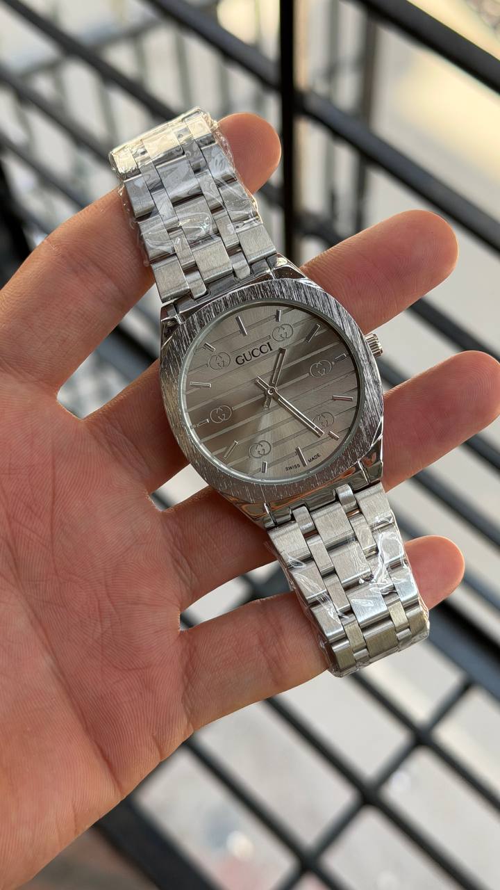 Gucci Slim Silver Dial Men's Watch