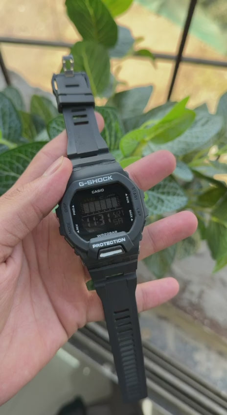 Casio G-Shock Dial Full Black Resin Strap Digital Watch - For Men G1146 (GBD-200-1DR)