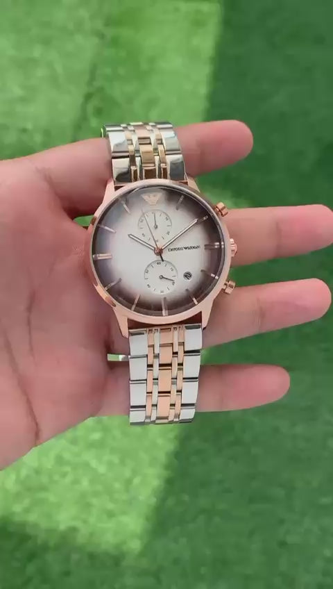 Emporio Armani AR1721 Analog Rose Gold Men's Watch